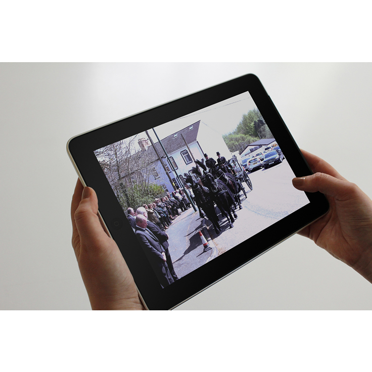 professional funeral live stream