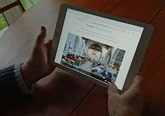 funeral live streaming services uk