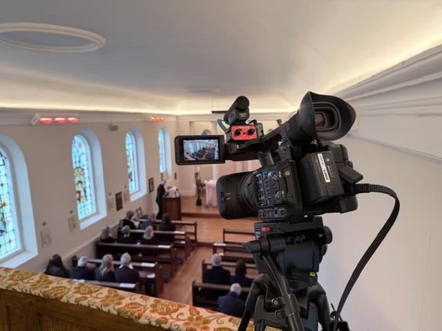 funeral live stream hire