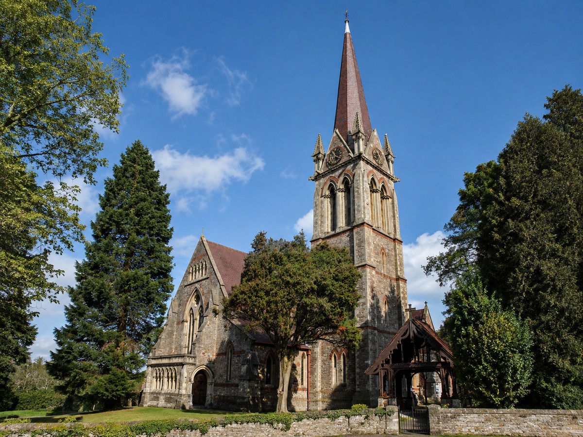 St Mary Magdalene, Stoke Bishop Exterior of St Mary Magdalene Church in Stoke Bishop, Bristol, where MJ Films has provided funeral live streaming