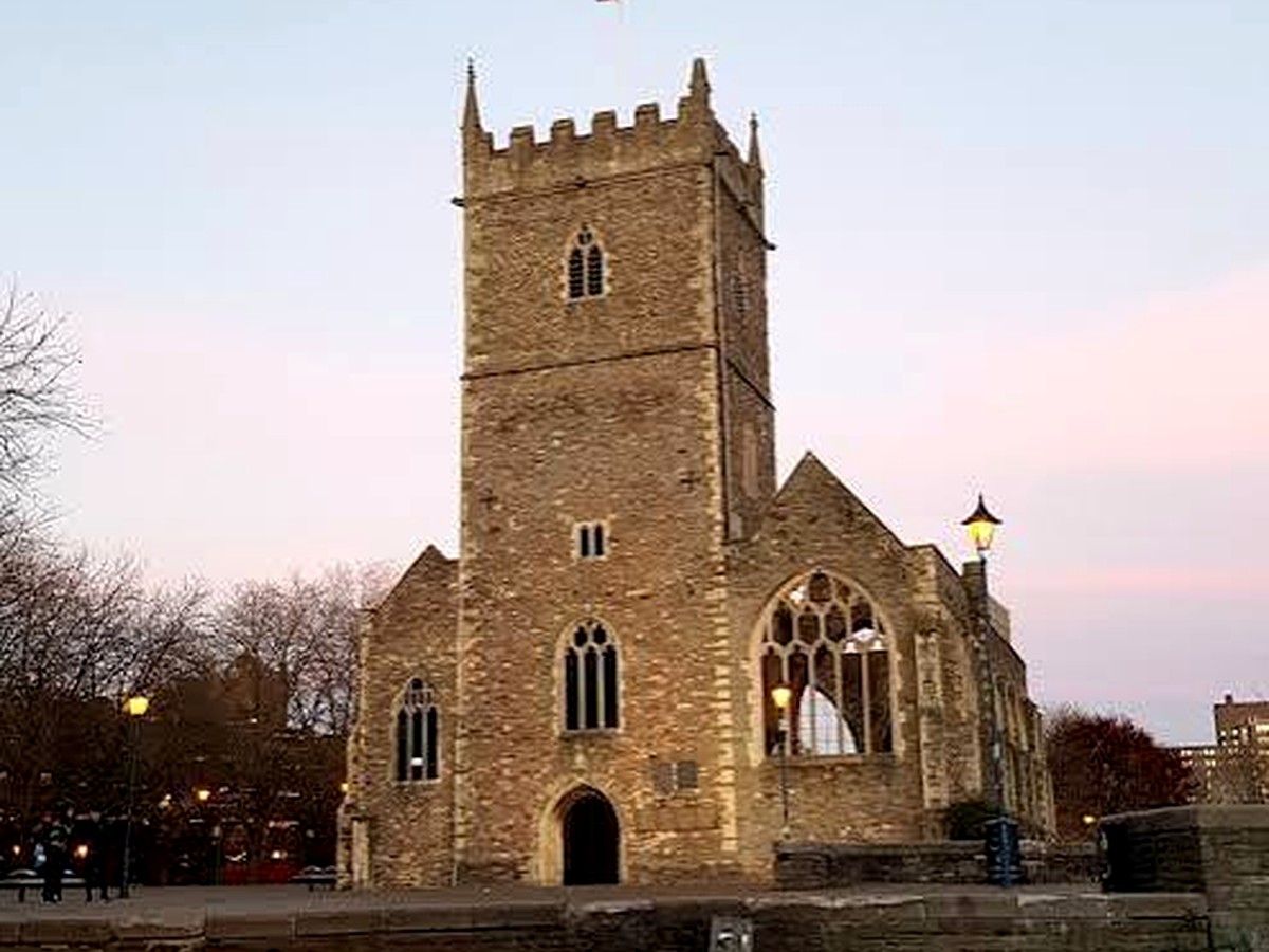 St Peter's Church, Bristol Exterior of St Peter's Church in Bristol, where MJ Films has provided funeral live streaming